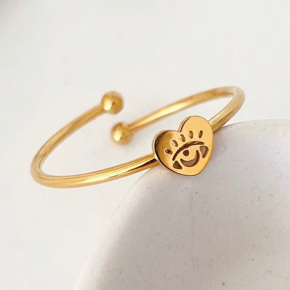 ANILLO CORAZÓN OJITO